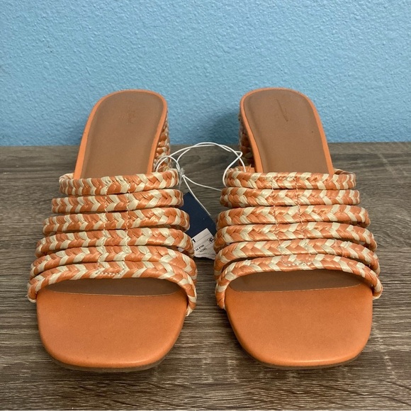 Universal Thread RACHEL Chunk Heeled Sandals - Peach - Size 11 - Picture 2 of 9